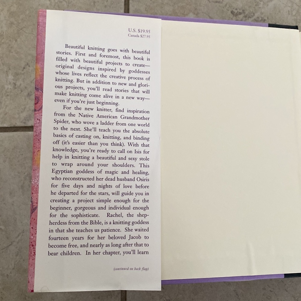 The Knitting Goddess Hard Cover Deborah Bergman - Picture 2 of 8